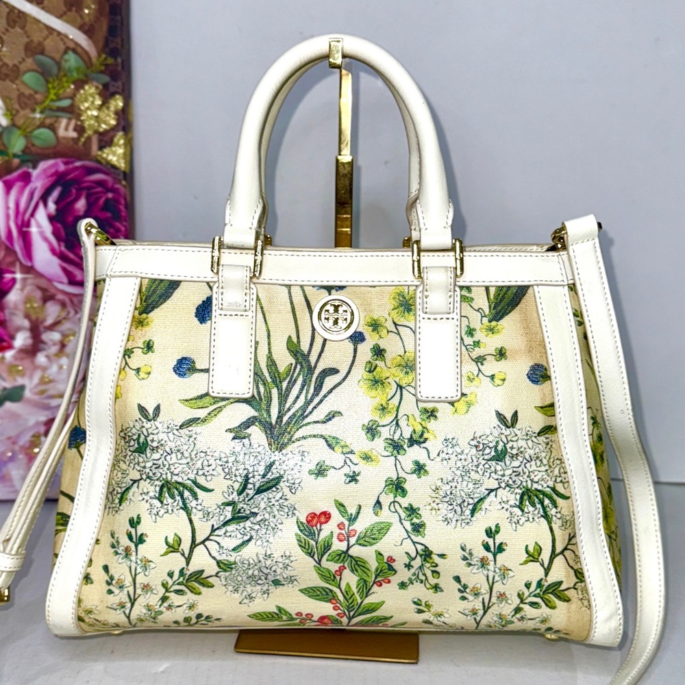 TORY BURCH Botanical floral 2way bag